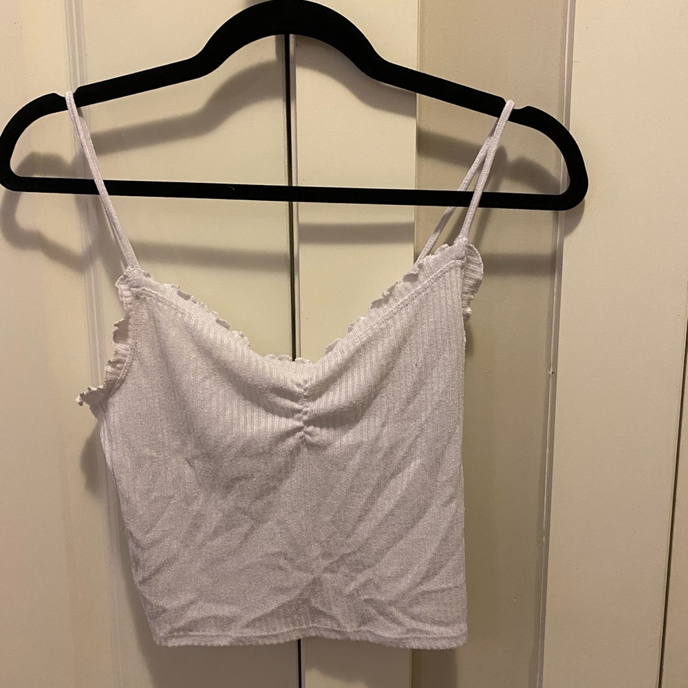 White crop top